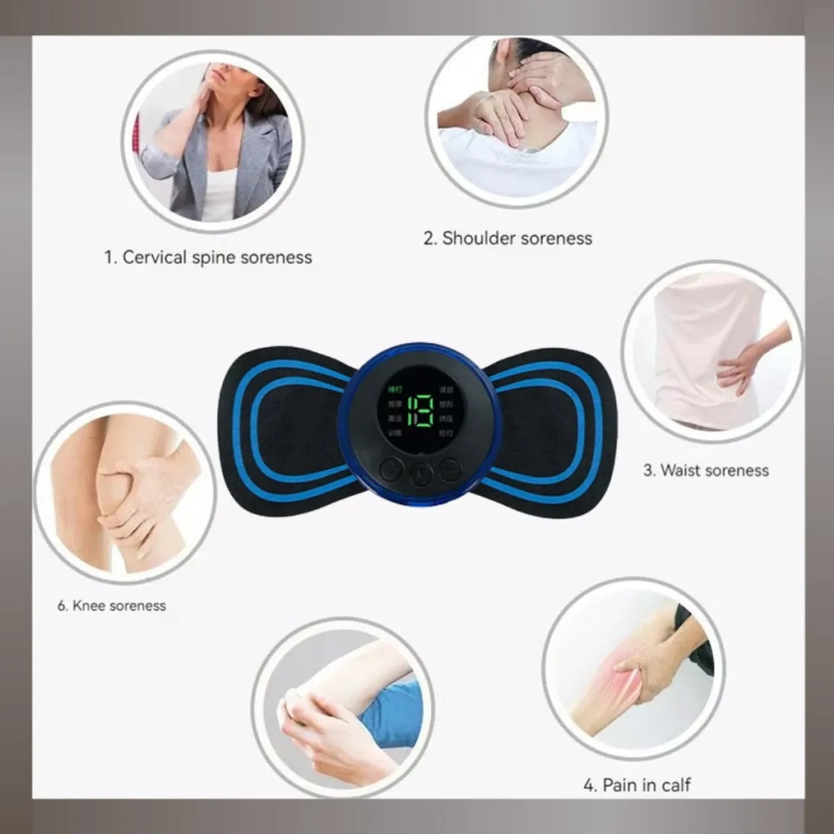 Mini Masajeador Recargable de Cuello